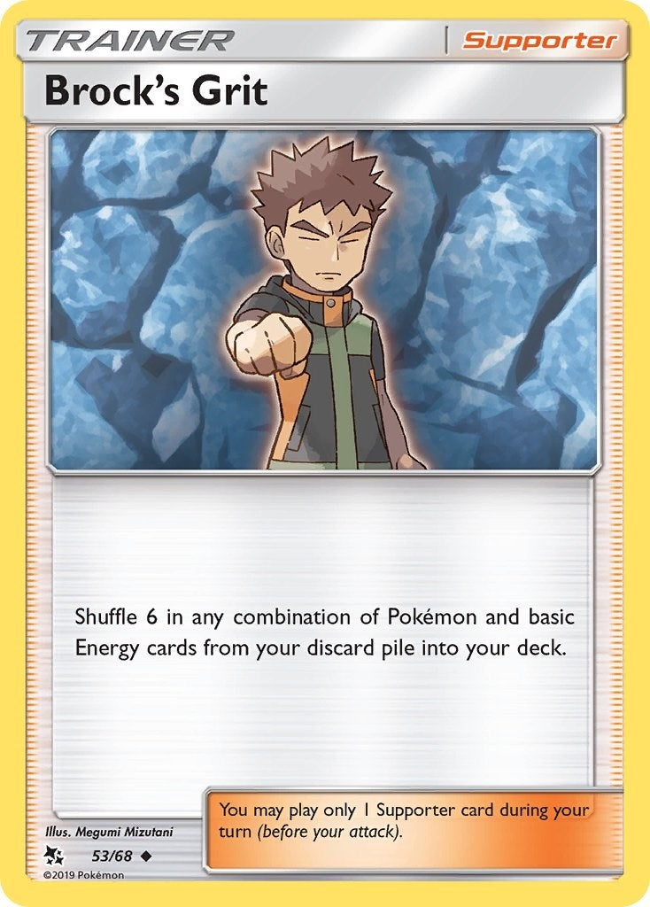 Image for Brock's Grit (53/68) (Hidden Fates) - Pokemon