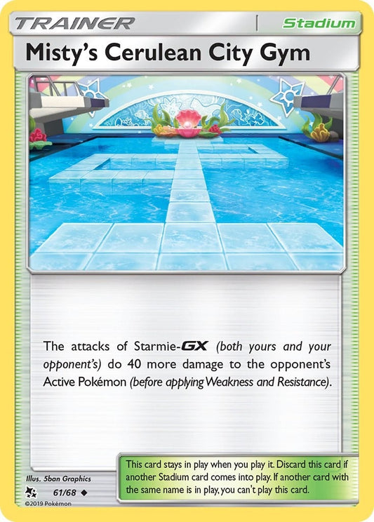 Image for Misty's Cerulean City Gym (61/68) (Hidden Fates) - Pokemon