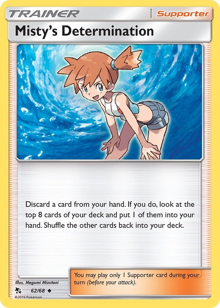 Image for Misty's Determination (62/68) (Hidden Fates) - Pokemon