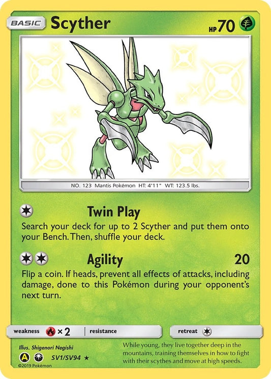 Image for Scyther (SV1/SV94) (Hidden Fates: Shiny Vault) - Pokemon
