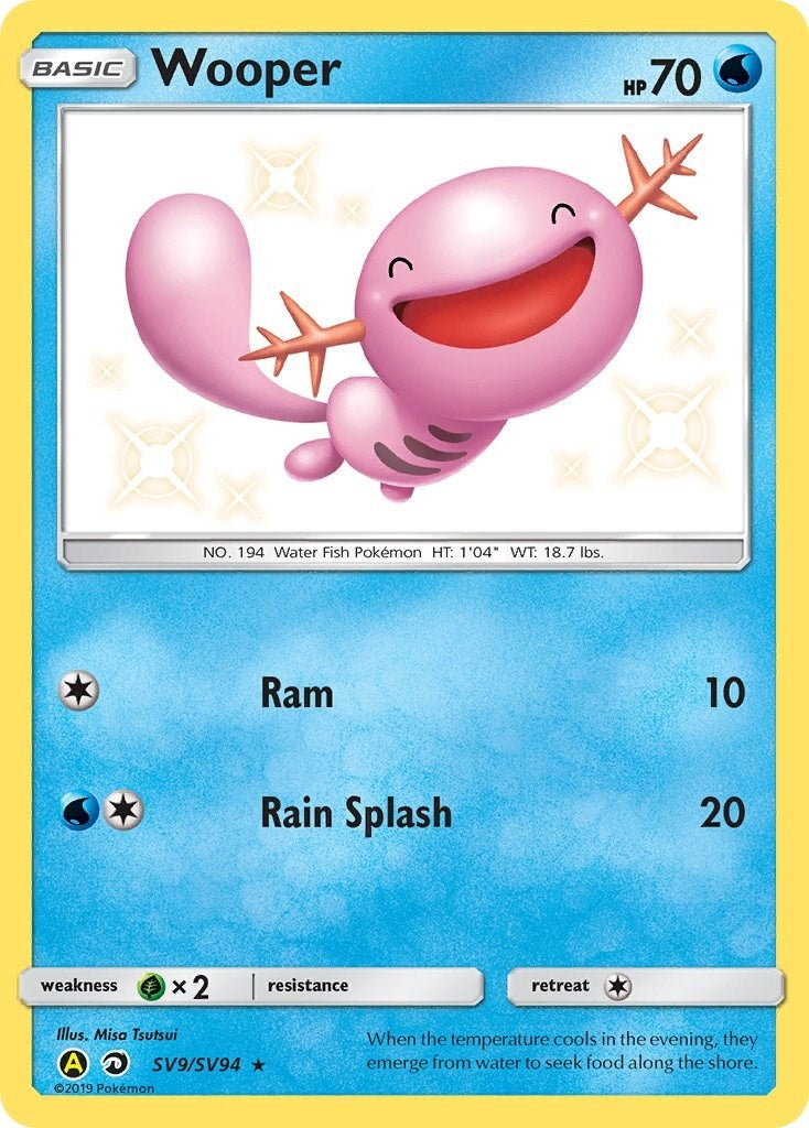 Image for Wooper (SV9/SV94) (Hidden Fates: Shiny Vault) - Pokemon