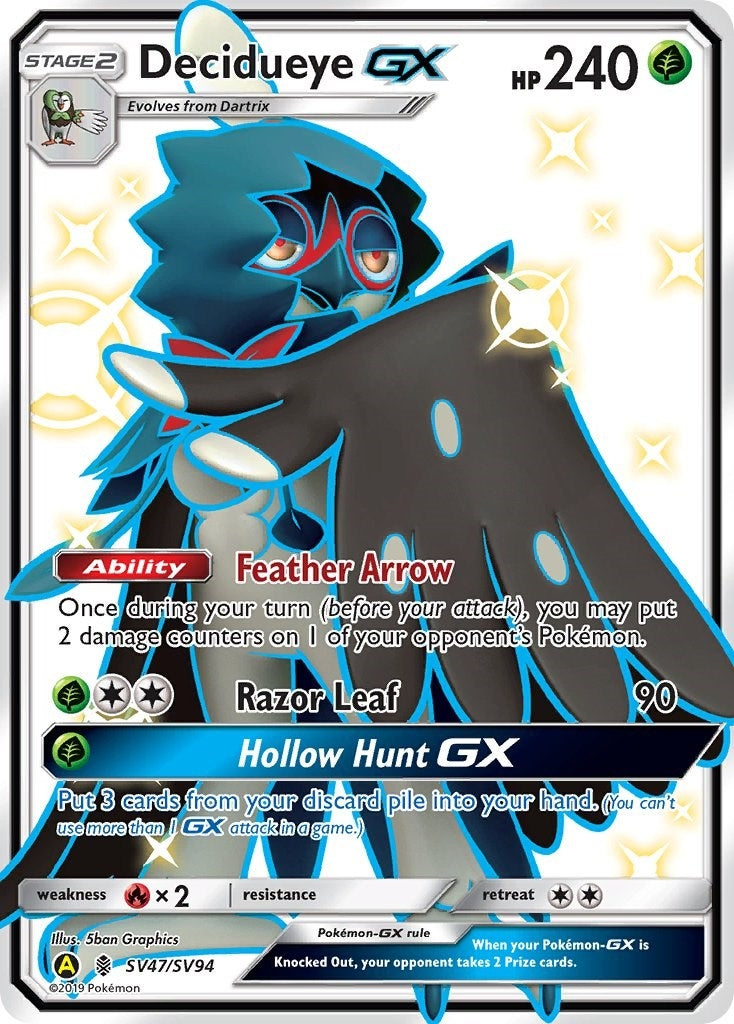 Image for Decidueye GX (SV47/SV94) (Hidden Fates: Shiny Vault) - Pokemon