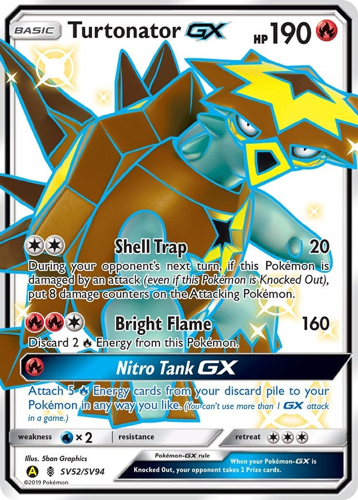 Image for Turtonator GX (SV52/SV94) (Hidden Fates: Shiny Vault) - Pokemon
