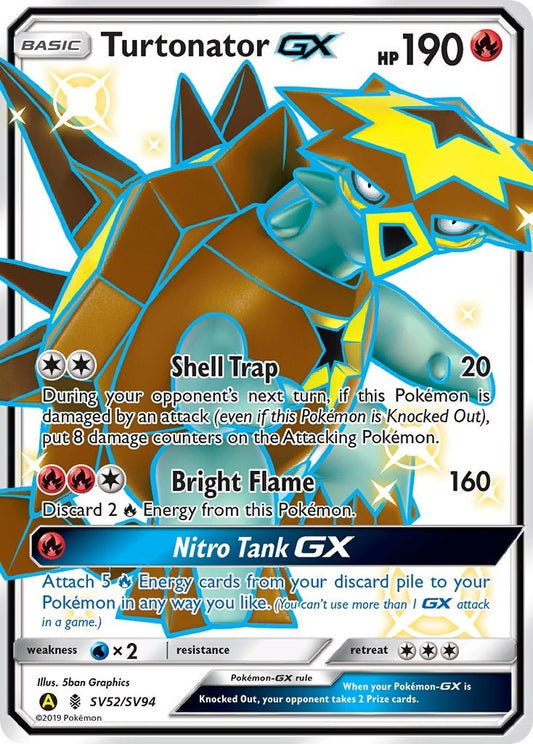 Image for Turtonator GX (SV52/SV94) (Hidden Fates: Shiny Vault) - Pokemon