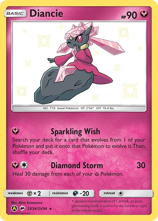 Image for Diancie (SV36/SV94) (Hidden Fates: Shiny Vault) - Pokemon