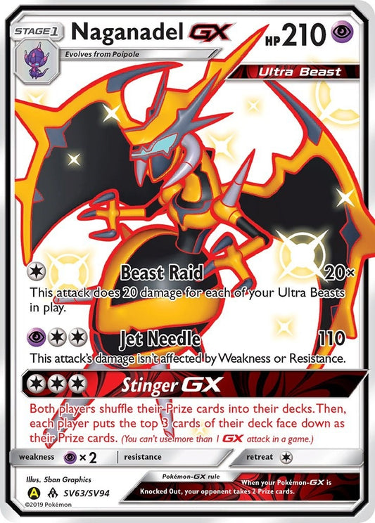 Image for Naganadel GX (SV63/SV94) (Hidden Fates: Shiny Vault) - Pokemon