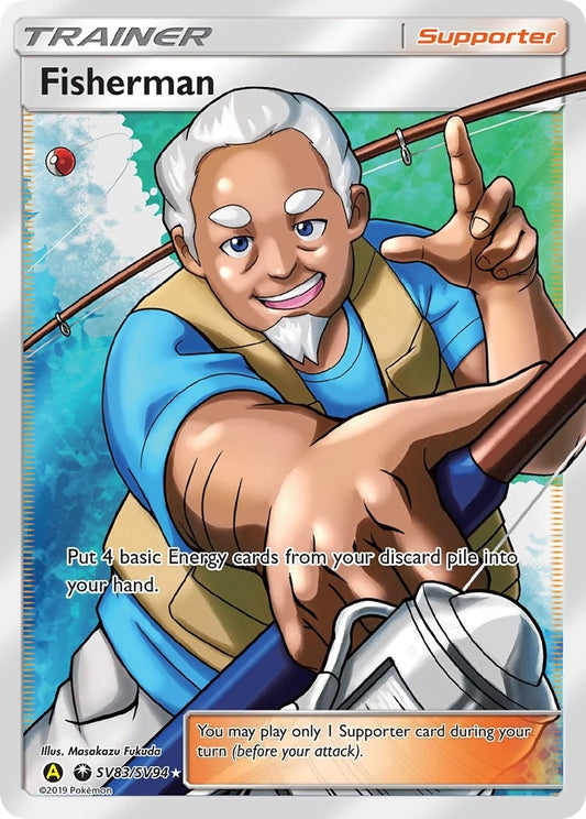 Image for Fisherman (SV83/SV94) (Hidden Fates: Shiny Vault) - Pokemon