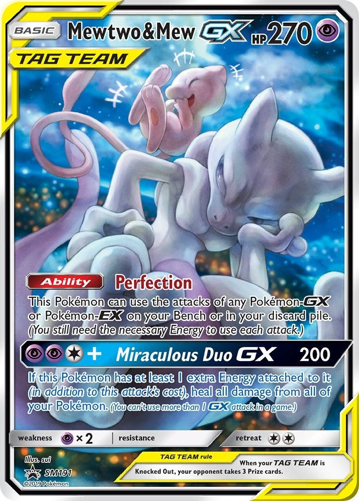 Image for Mewtwo & Mew GX - SM191 (SM191) (SM Promos) - Pokemon