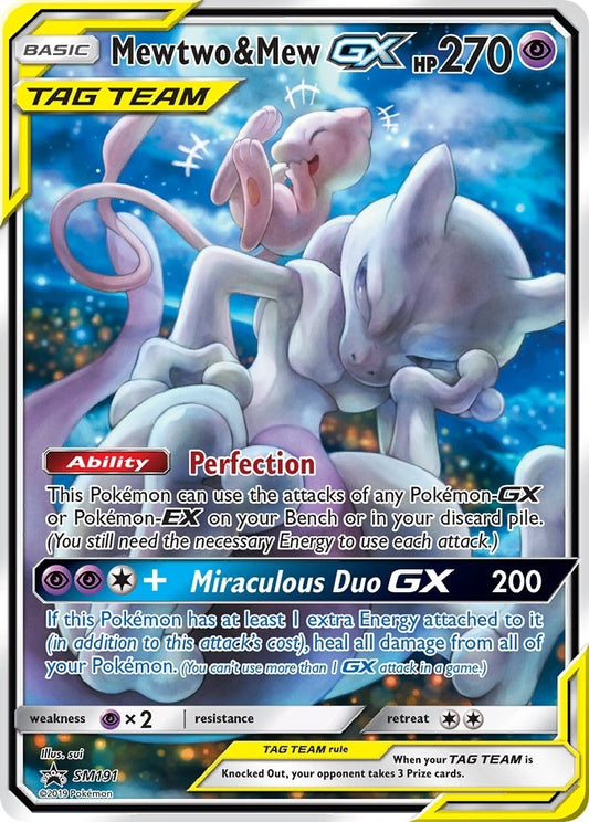 Image for Mewtwo & Mew GX - SM191 (SM191) (SM Promos) - Pokemon