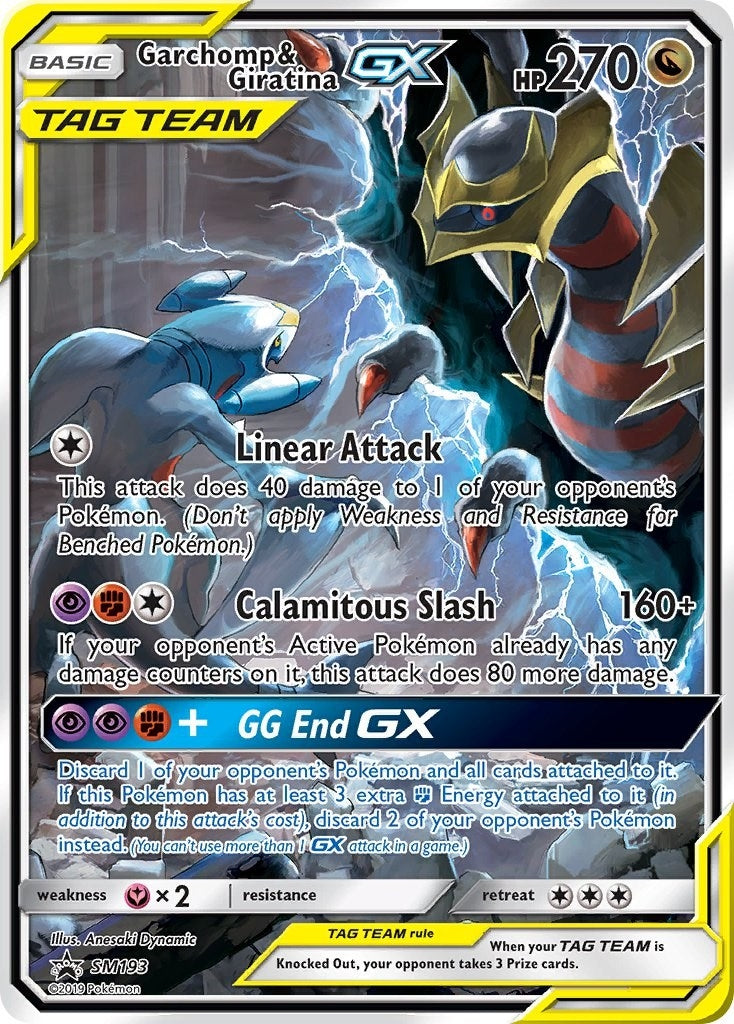 Image for Garchomp & Giratina GX - SM193 (SM193) (SM Promos) - Pokemon
