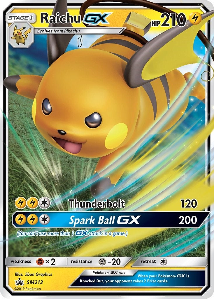 Image for Raichu GX - SM213 (SM213) (SM Promos) - Pokemon