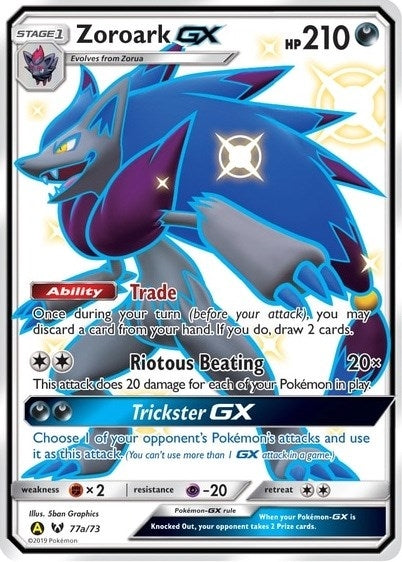 Image for Zoroark GX - 77a/73 (077a/073) (Alternate Art Promos) - Pokemon