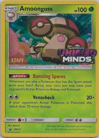 Image for Amoonguss - SM202 (Prerelease) [Staff] (SM202) (SM Promos) - Pokemon