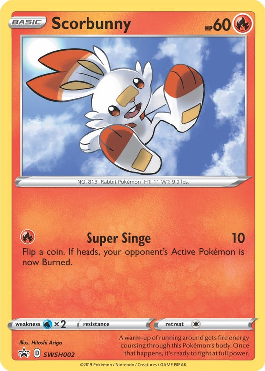 Image for Scorbunny - SWSH002 (SWSH002) (SWSH: Sword & Shield Promo Cards) - Pokemon