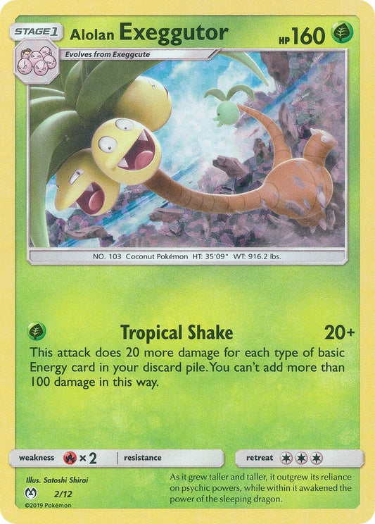 Image for Alolan Exeggutor (002/012) (McDonald's Promos 2019) - Pokemon