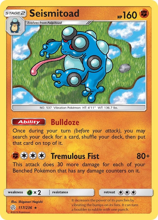 Image for Seismitoad (117/236) (SM - Cosmic Eclipse) - Pokemon