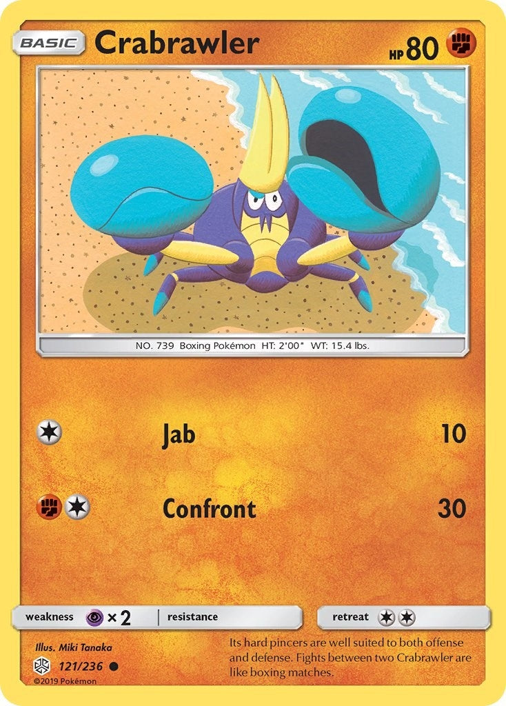 Image for Crabrawler (121/236) (SM - Cosmic Eclipse) - Pokemon