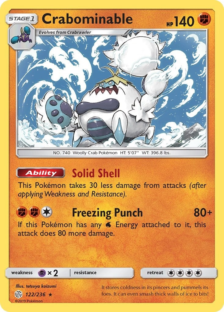 Image for Crabominable (122/236) (SM - Cosmic Eclipse) - Pokemon
