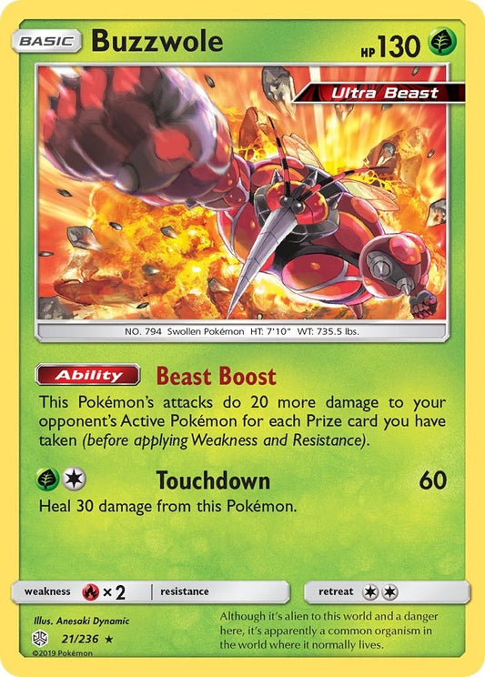 Image for Buzzwole (21/236) (SM - Cosmic Eclipse) - Pokemon