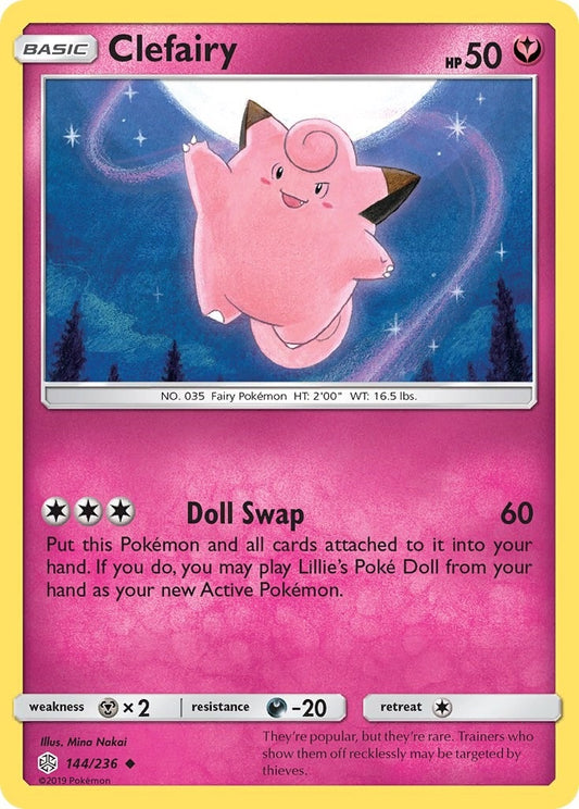 Image for Clefairy (144/236) (SM - Cosmic Eclipse) - Pokemon