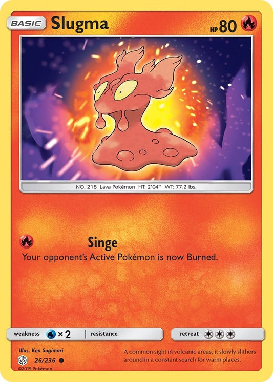 Image for Slugma (26/236) (SM - Cosmic Eclipse) - Pokemon