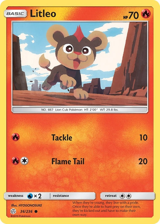 Image for Litleo (36/236) (SM - Cosmic Eclipse) - Pokemon