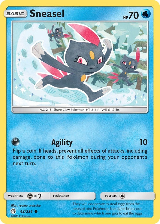 Image for Sneasel (43/236) (SM - Cosmic Eclipse) - Pokemon