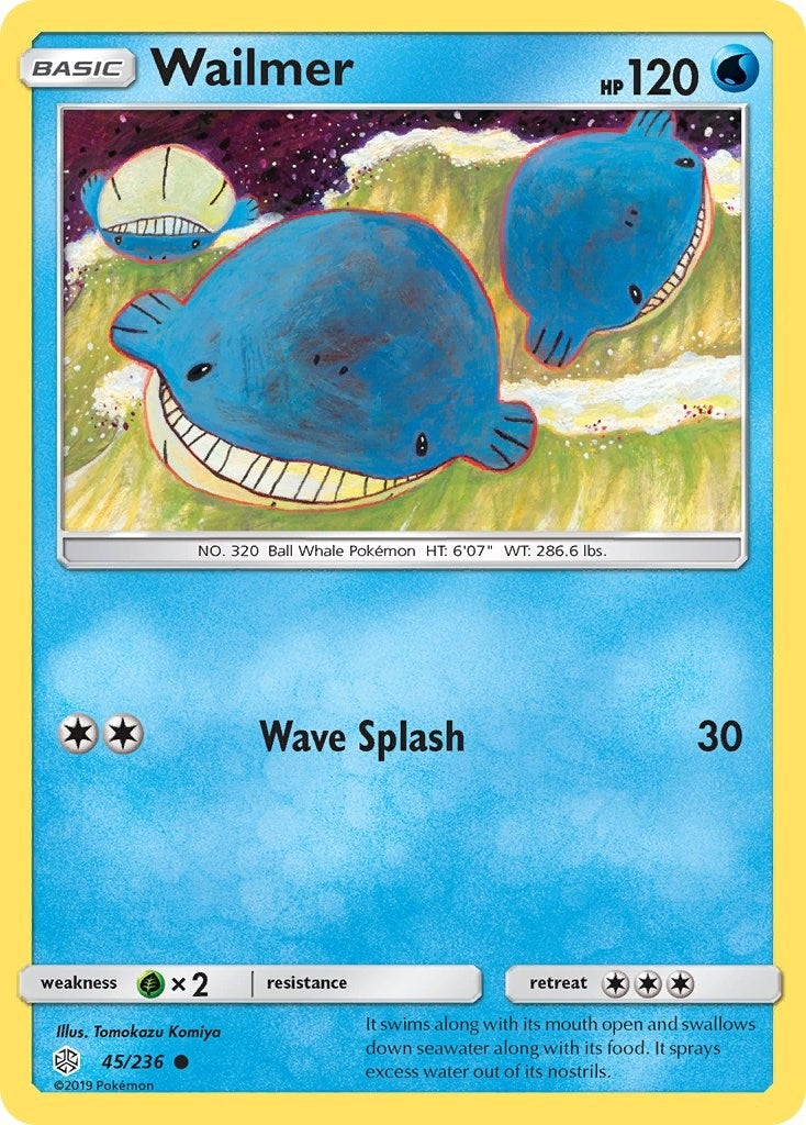 Image for Wailmer (45/236) (SM - Cosmic Eclipse) - Pokemon