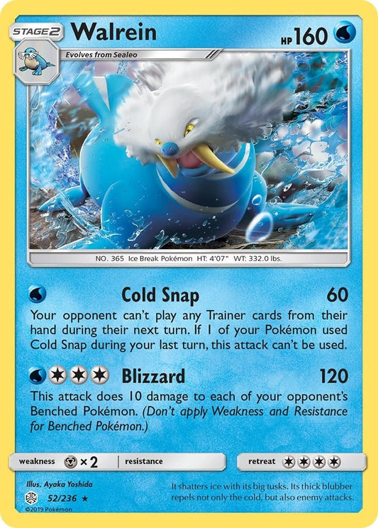 Image for Walrein (52/236) (SM - Cosmic Eclipse) - Pokemon