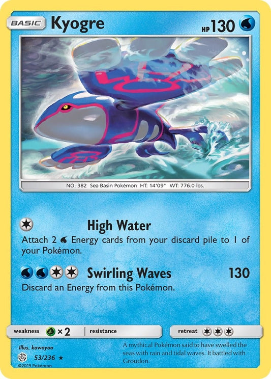 Image for Kyogre (53/236) (SM - Cosmic Eclipse) - Pokemon