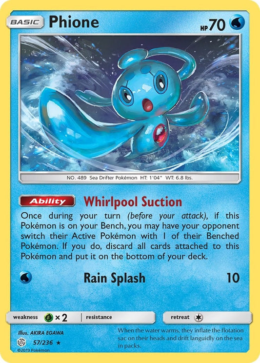 Image for Phione (57/236) (SM - Cosmic Eclipse) - Pokemon