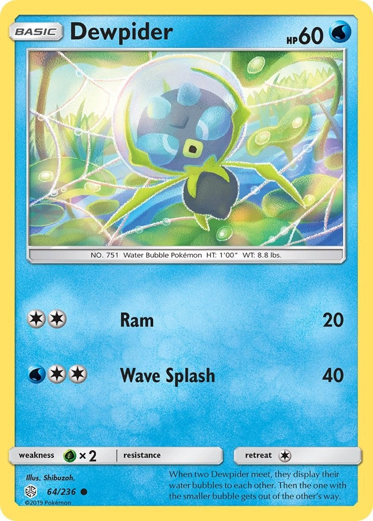 Image for Dewpider (64/236) (SM - Cosmic Eclipse) - Pokemon