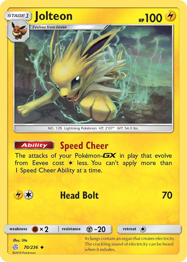 Image for Jolteon (70/236) (SM - Cosmic Eclipse) - Pokemon