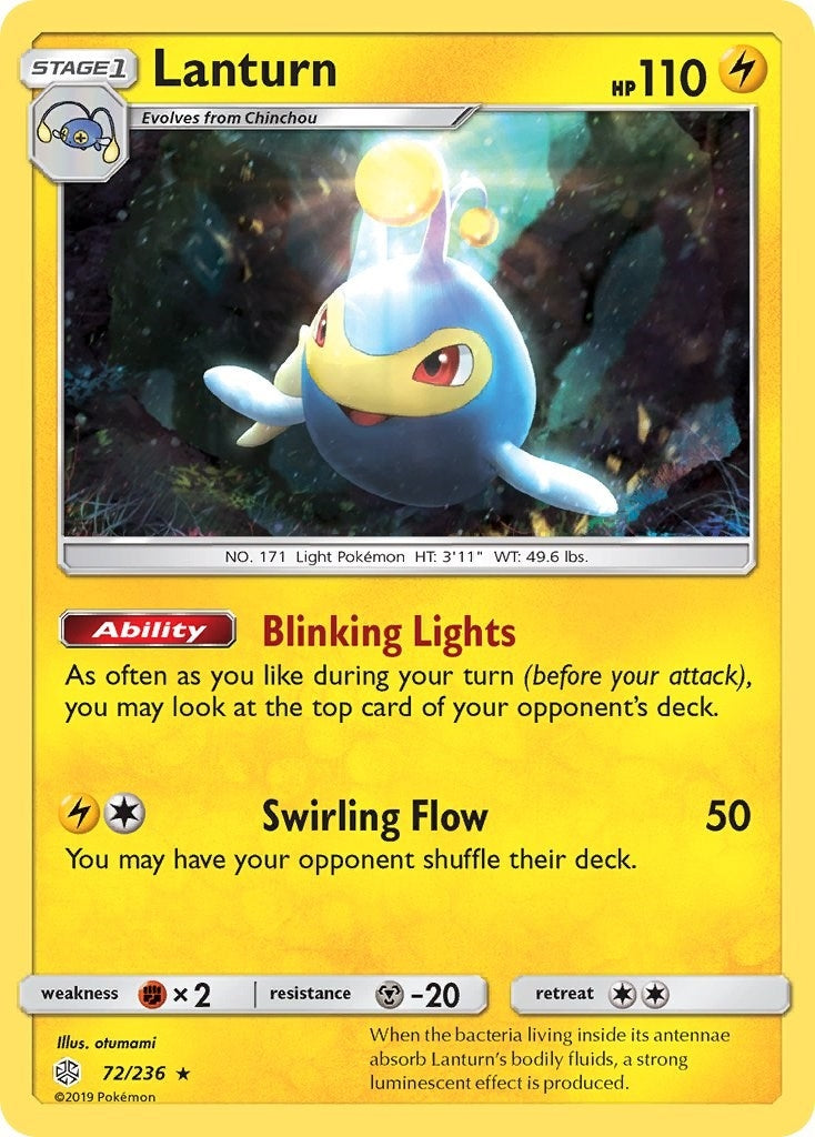 Image for Lanturn (72/236) (SM - Cosmic Eclipse) - Pokemon
