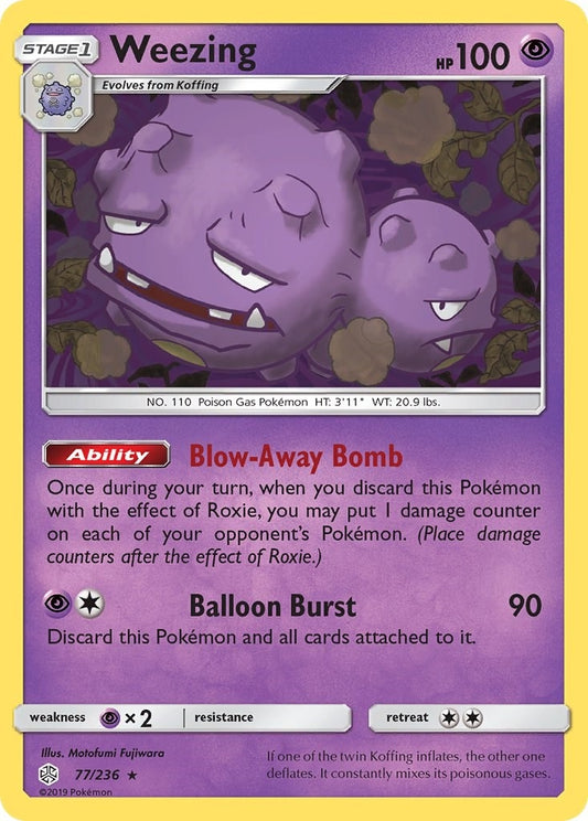 Image for Weezing (77/236) (SM - Cosmic Eclipse) - Pokemon