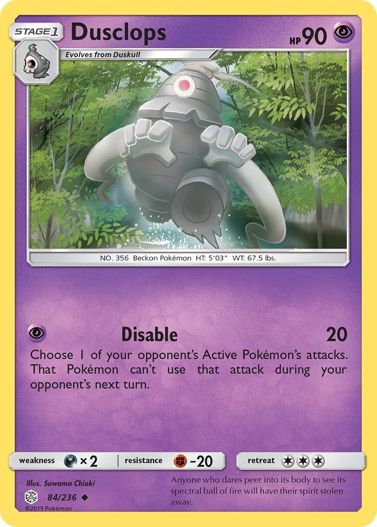 Image for Dusclops (84/236) (SM - Cosmic Eclipse) - Pokemon