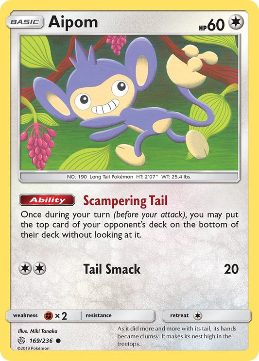 Image for Aipom (169/236) (SM - Cosmic Eclipse) - Pokemon