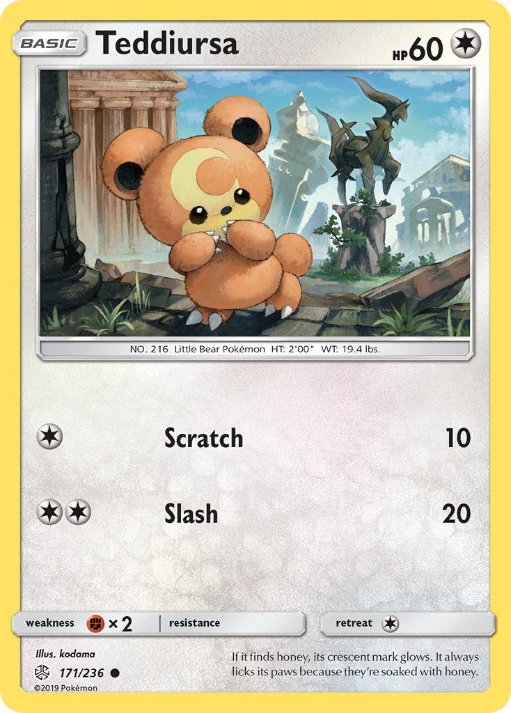 Image for Teddiursa (171/236) (SM - Cosmic Eclipse) - Pokemon