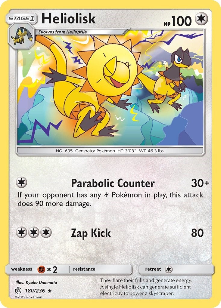 Image for Heliolisk (180/236) (SM - Cosmic Eclipse) - Pokemon