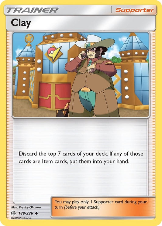 Image for Clay (188/236) (SM - Cosmic Eclipse) - Pokemon