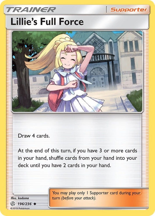 Image for Lillie's Full Force (196/236) (SM - Cosmic Eclipse) - Pokemon
