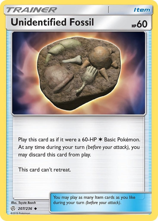 Image for Unidentified Fossil (207/236) (SM - Cosmic Eclipse) - Pokemon