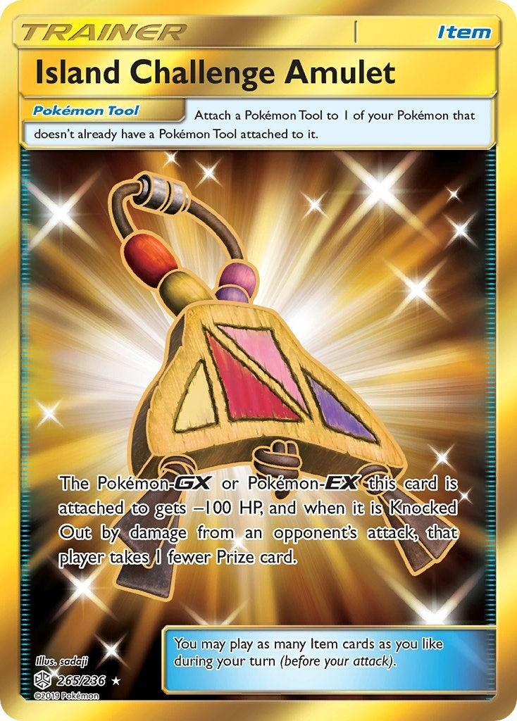 Image for Island Challenge Amulet (Secret) (265/236) (SM - Cosmic Eclipse) - Pokemon