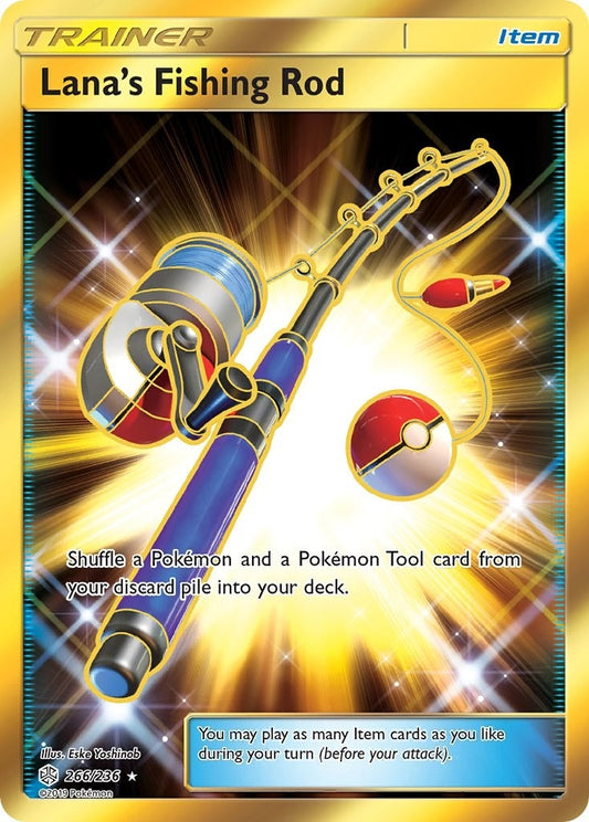 Image for Lana's Fishing Rod (Secret) (266/236) (SM - Cosmic Eclipse) - Pokemon