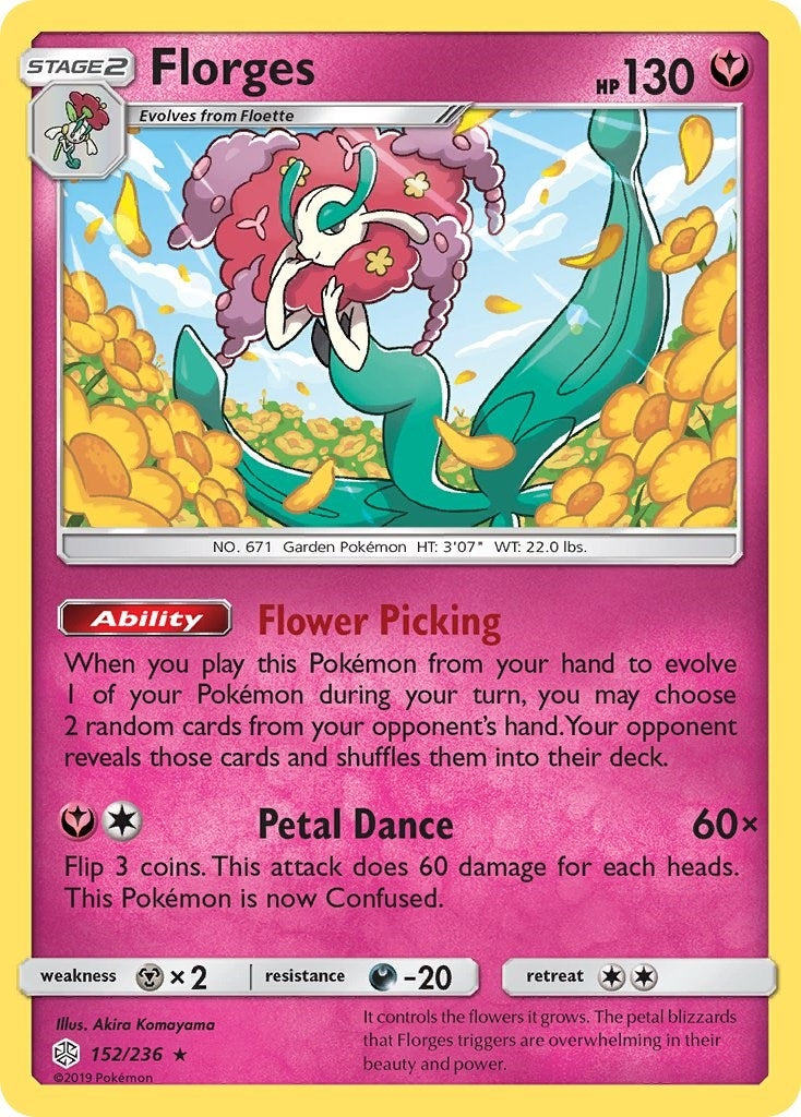 Image for Florges (152/236) (SM - Cosmic Eclipse) - Pokemon
