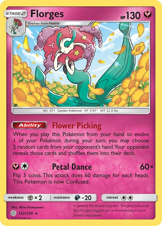 Image for Florges (152/236) (SM - Cosmic Eclipse) - Pokemon