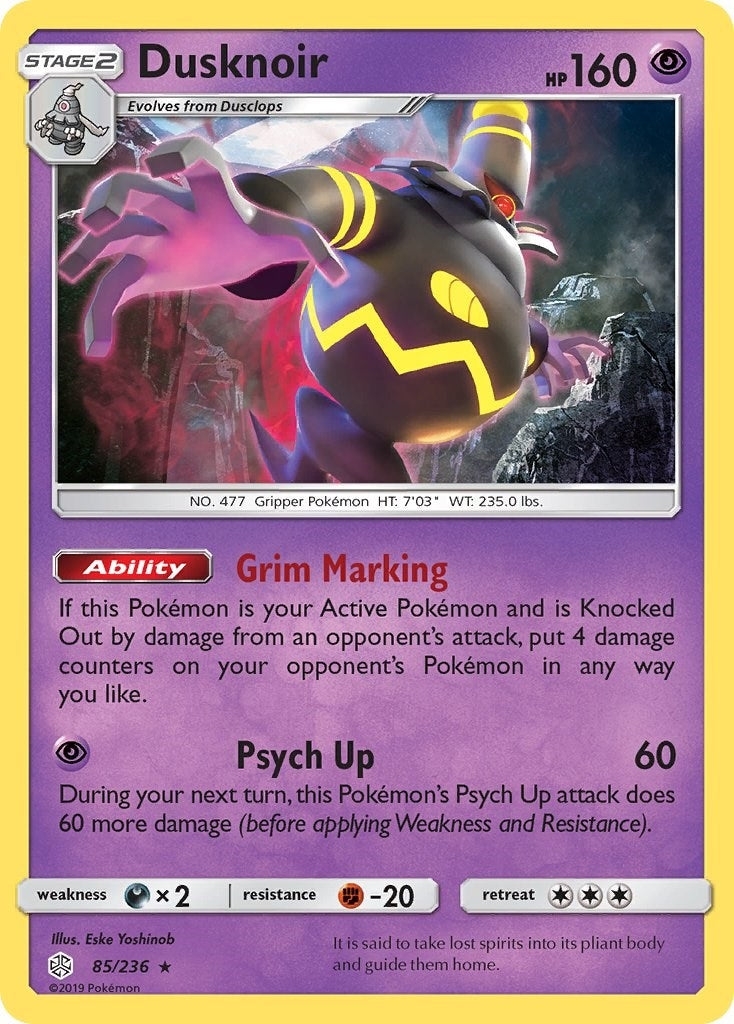 Image for Dusknoir (85/236) (SM - Cosmic Eclipse) - Pokemon