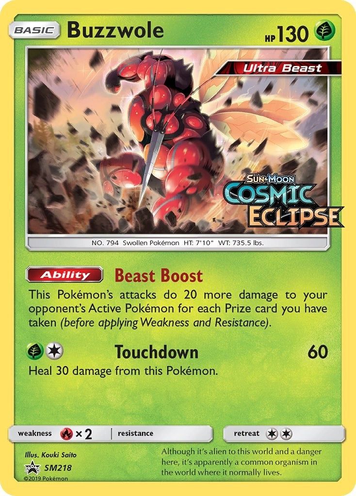 Image for Buzzwole - SM218 (Prerelease) (SM218) (SM Promos) - Pokemon