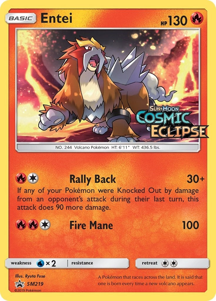 Image for Entei - SM219 (Prerelease) (SM219) (SM Promos) - Pokemon