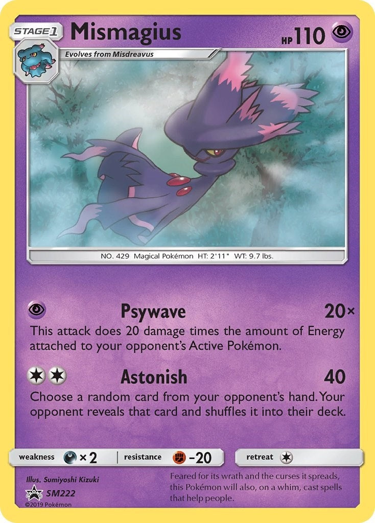 Image for Mismagius - SM222 (SM222) (SM Promos) - Pokemon